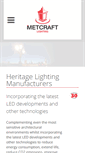 Mobile Screenshot of metcraftlighting.com